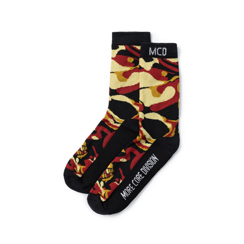 Meia MCD Camuflado Caveira