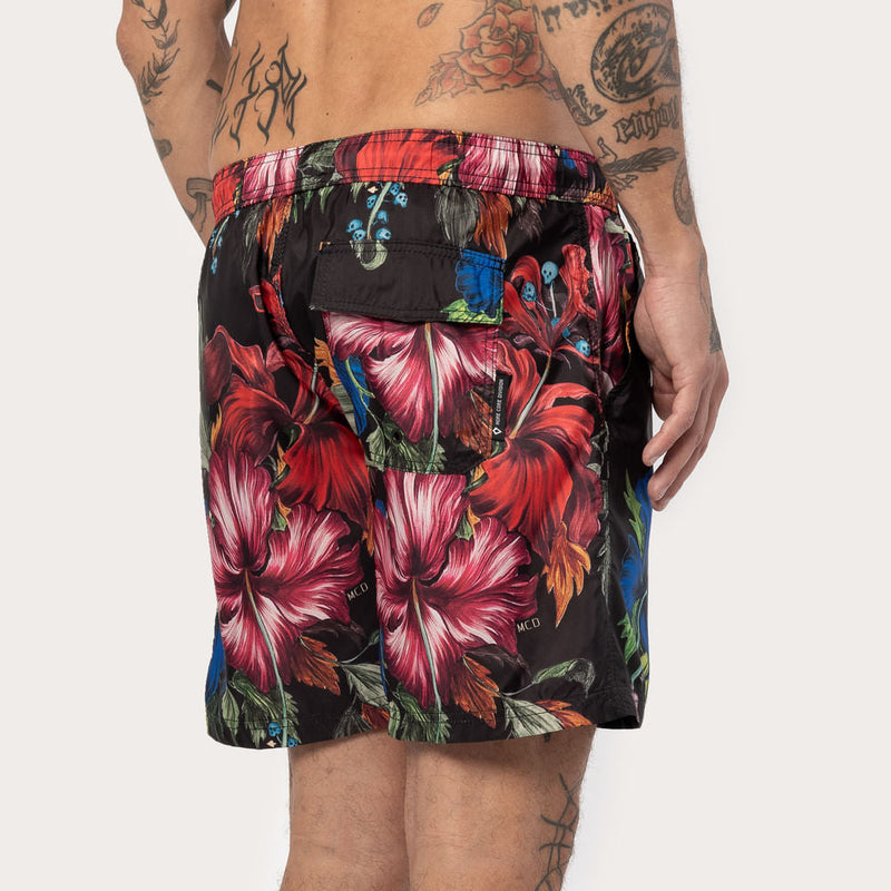 Shorts Com Elástico Utility MCD Color Hibiscus