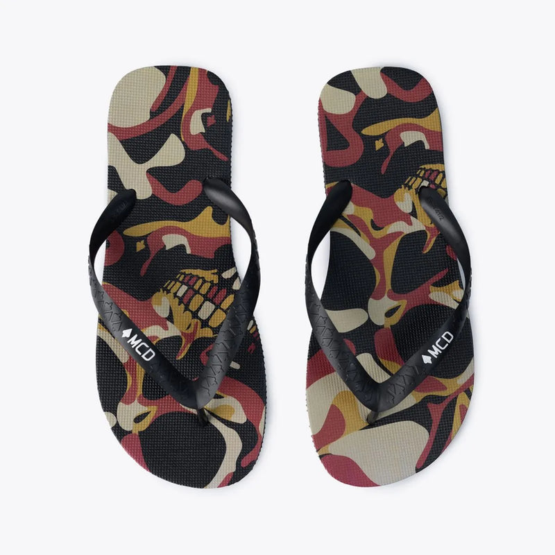 Chinelo De Dedo MCD Camuflado Caveira